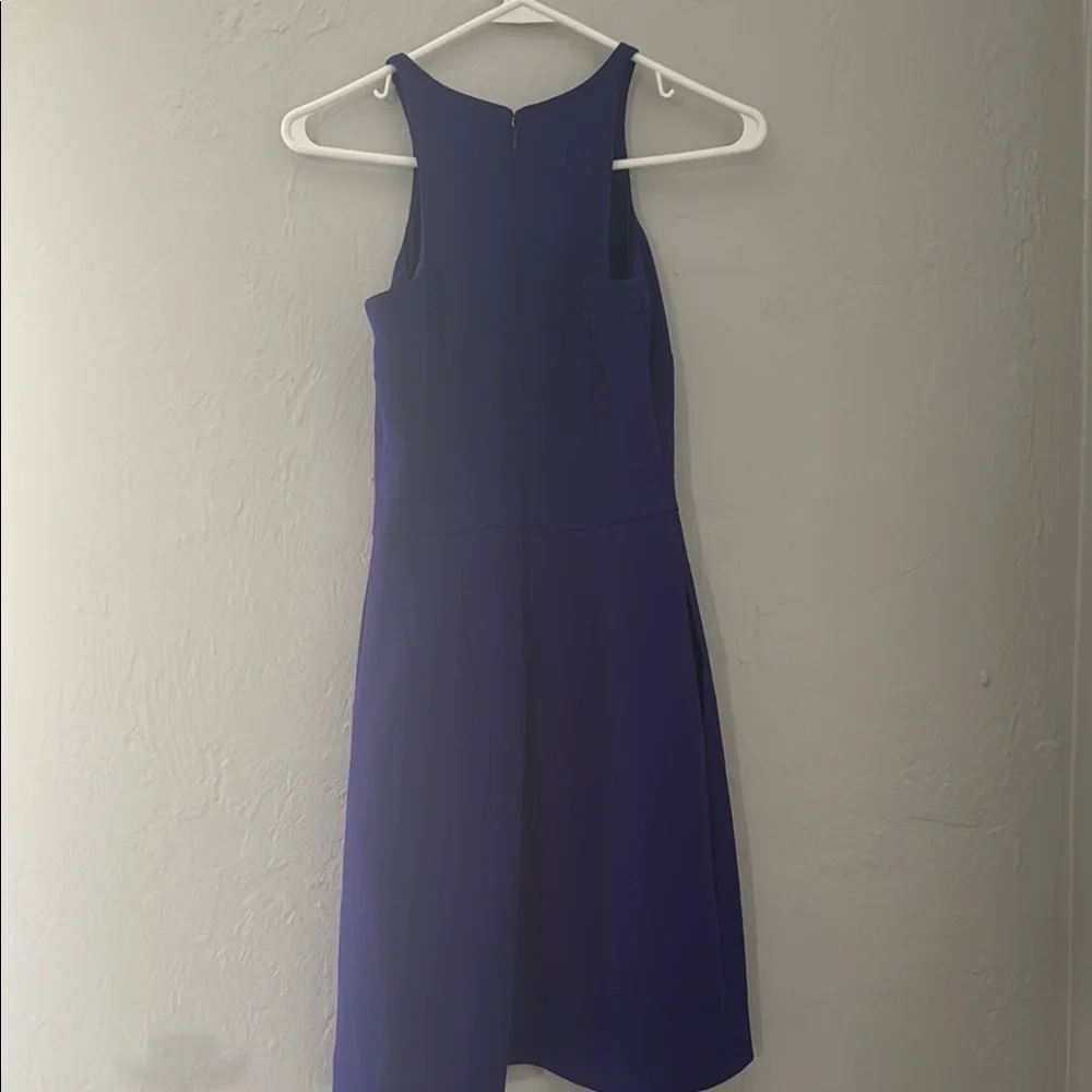 J. Crew Blue Sheath Halter Cocktail Dress 102